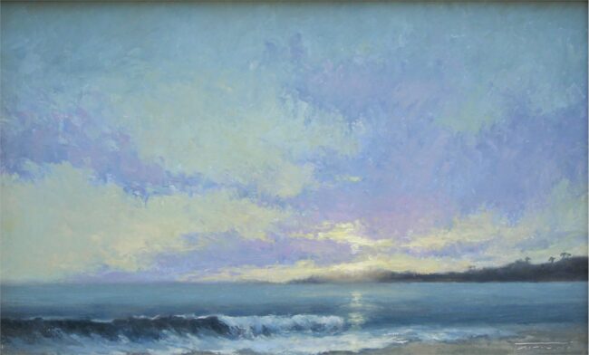 Jane Hunt Painting Ebb and Flow Oil on Panel