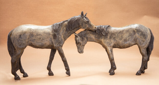 Lisa Gordon Sculpture Tender Moments Bronze