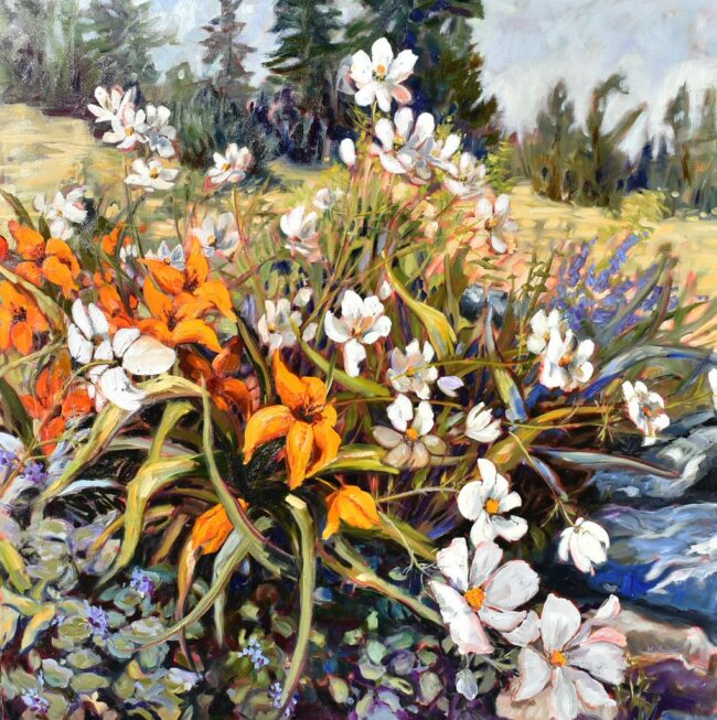 Margaretta Caesar Painting Abundance Oil on Canvas