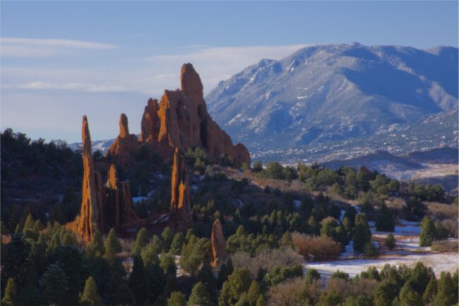 Melani Tutt Photography Southern Spires in Early Light - Garden of the Gods Color Photography