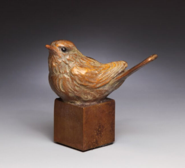 Melissa Cooper Sculpture Mini Bird Bronze
