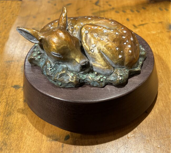 Natalie Diedrick Sculpture Clover Bronze