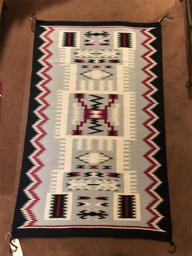 Navajo Weaving Textiles Red