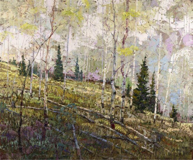 Robert Moore Painting Edge of the Forest Oil on Canvas