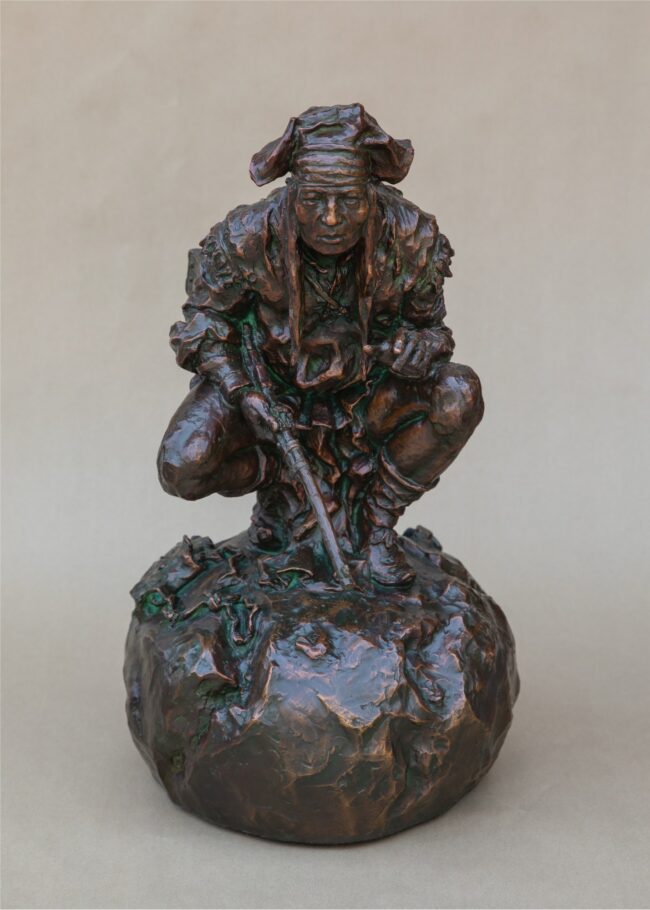 Scott Rogers Sculpture Chiricahua Apache Bronze