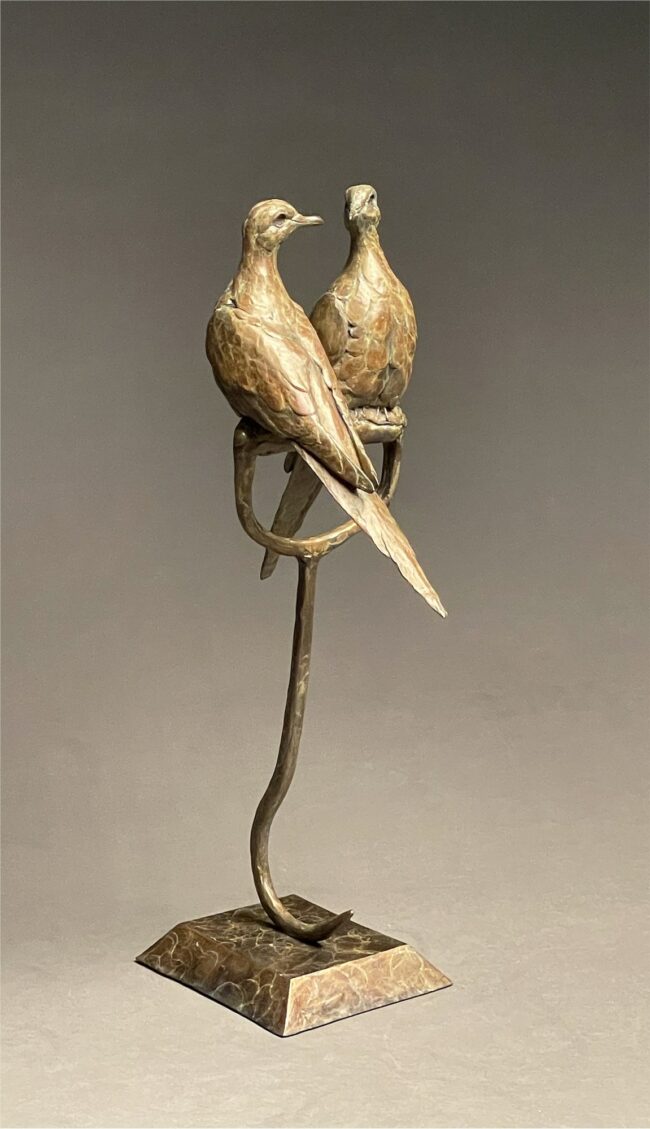 Stefan Savides Sculpture Morning Hook-Up Bronze