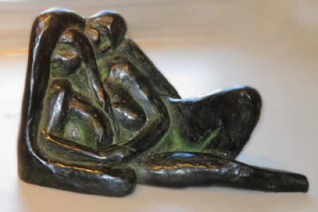 Tom Ware Sculpture Ying Yang Bronze