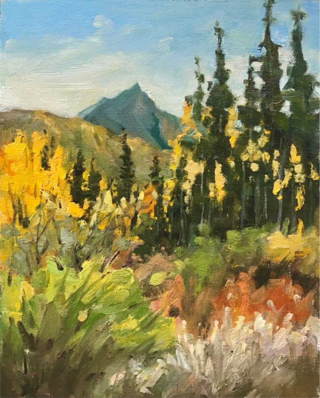Tammy Medlin Painting Bear Creek Oil on Canvas