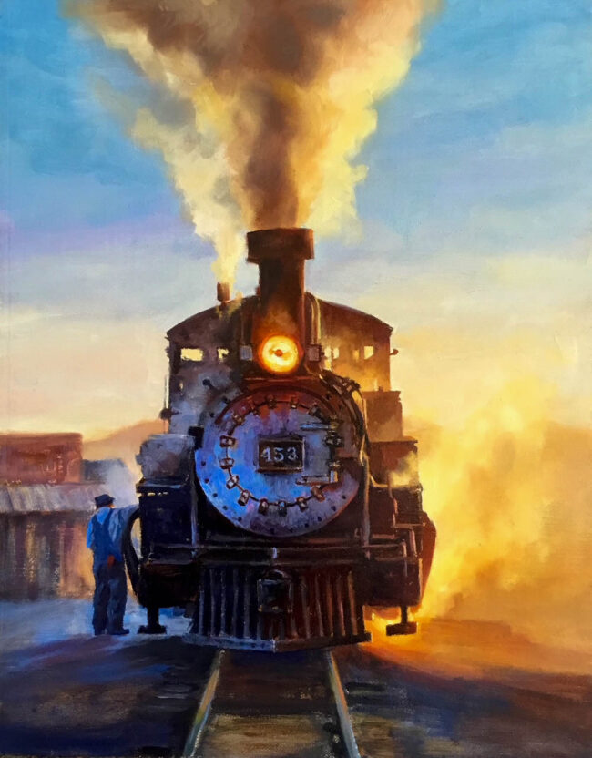 Michelle Kondos Painting Cumbres and Toltec Oil on Linen