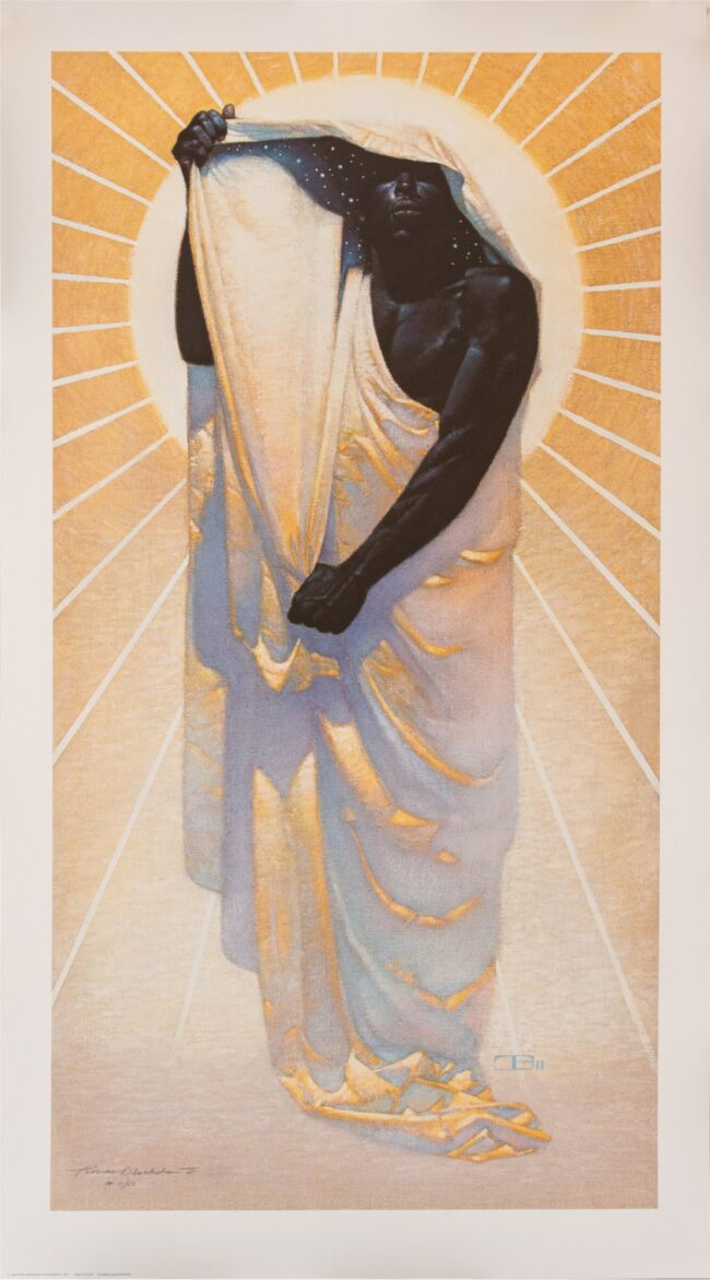 Thomas Blackshear II Print Night and Day Lithograph on Paper