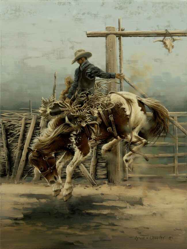 Bruce Cheever Painting A Surly Disposition Oil on Linen