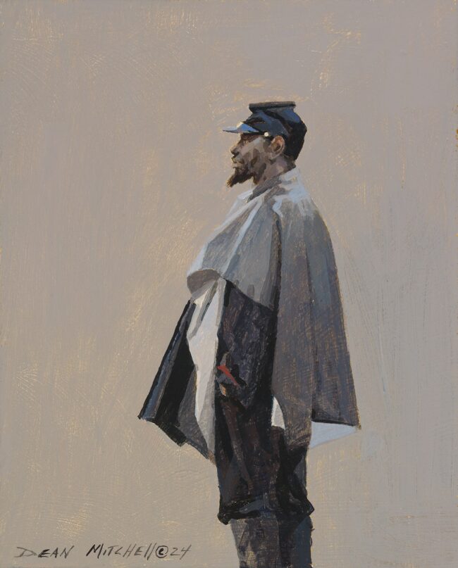 Dean Mitchell Painting Draped For Battle Acrylic on Board