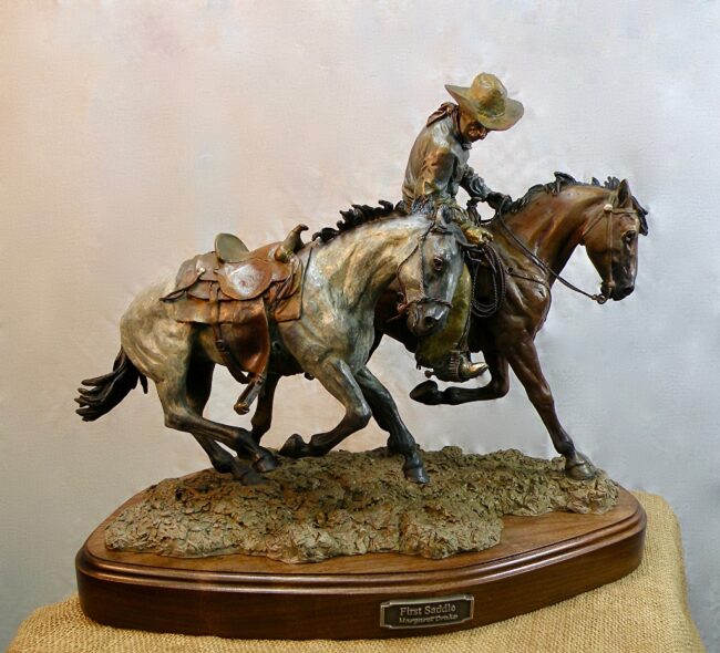 Margaret Drake Sculpture First Saddle Bronze