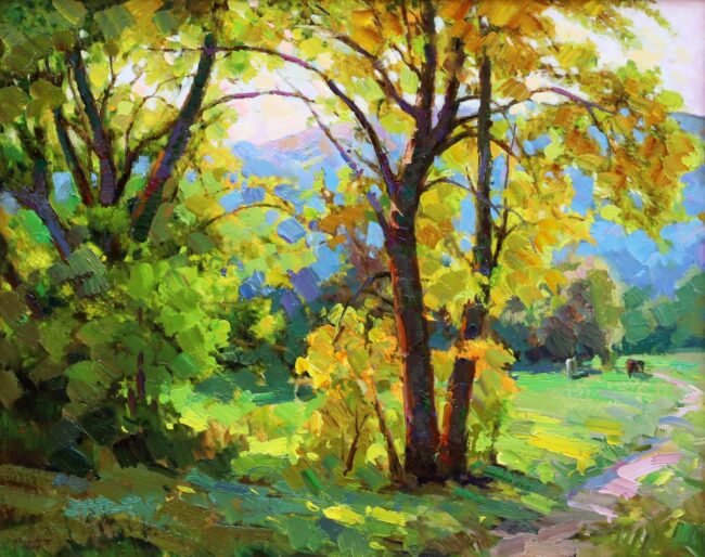 Shundong Yang Painting September Afternoon Oil on Canvas