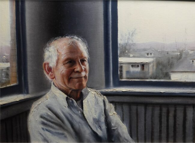 Tanner Steed Painting Curator Emeritus Oil on Board