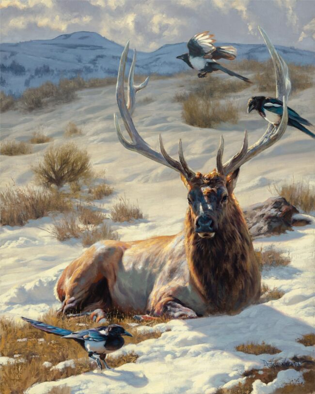 Dustin Van Wechel Painting Warm Tidings Oil on Linen