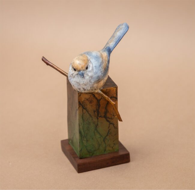 Melissa Cooper Sculpture Chirp Bronze