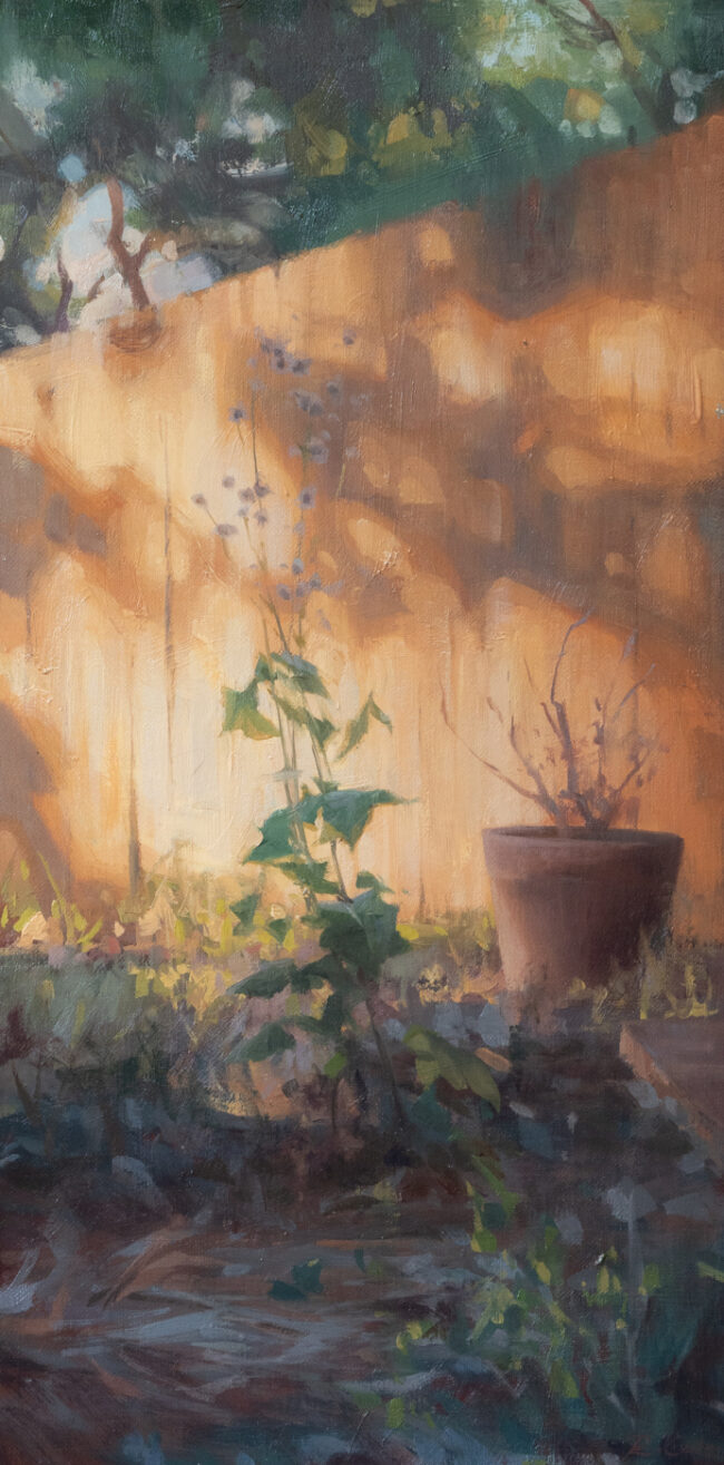 Robin Cole Painting Forgotten Corner of Sonoma Oil on Linen