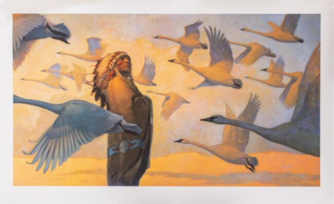 Thomas Blackshear II Print Swan Song Lithograph