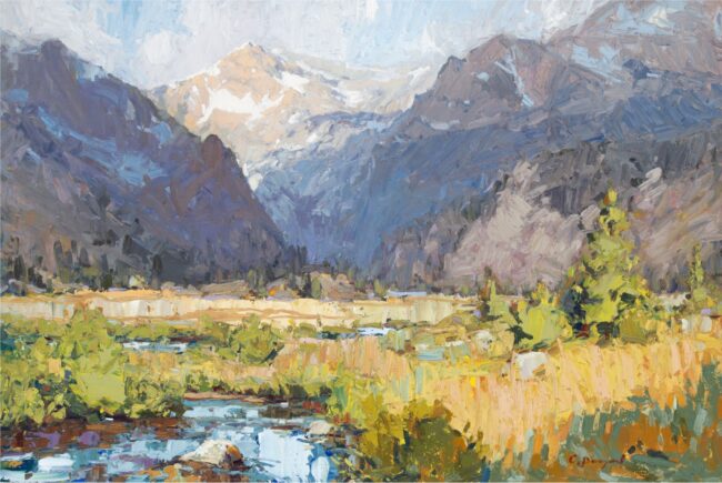 Chula Beauregard Painting Moraine Park Oil on Linen Panel