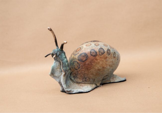 Dan Chen Sculpture Alfred Snail Bronze