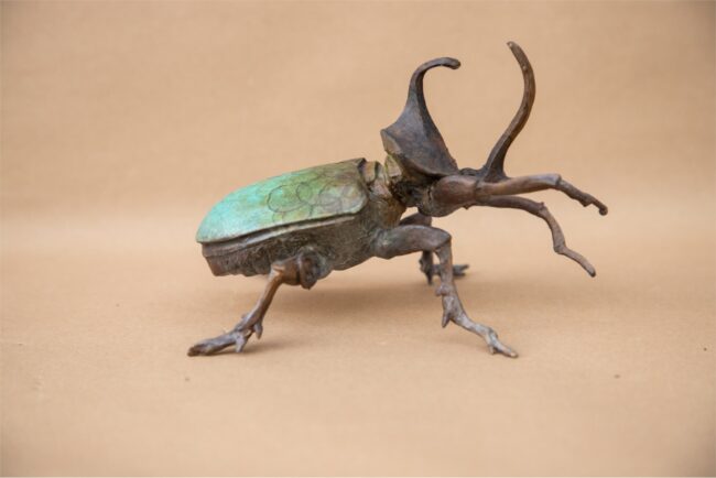 Dan Chen Sculpture Beetle B Bronze