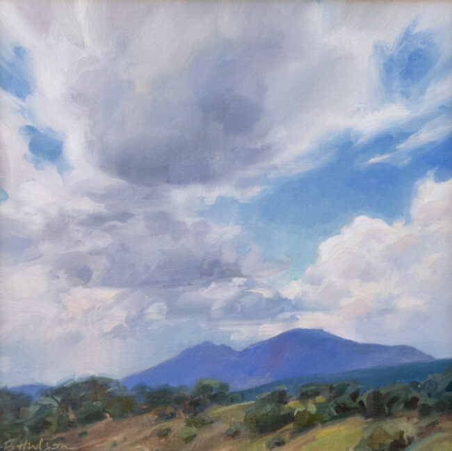 Kathleen Hudson Painting Colorado Sky Oil on Linen