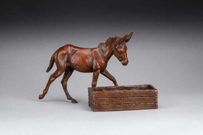 Curt Mattson Sculpture Treat Box Bronze From Foundry