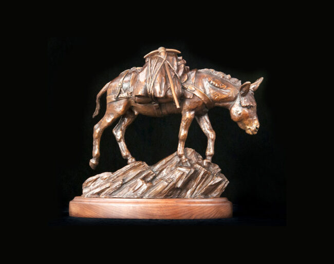 Veryl Goodnight Sculpture Prospectors Partner Bronze